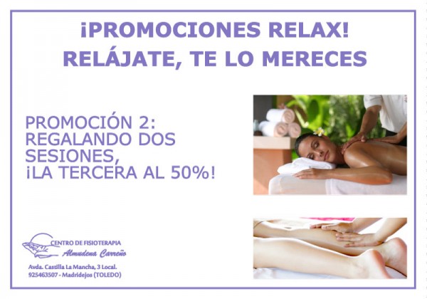 Promo Relax | Fisioterapia Almudena Carreño